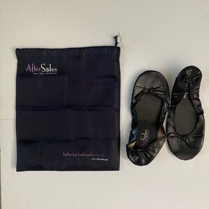 AfterSoles Rollable Ballet Flats Foldable Shoes Women’s size 6